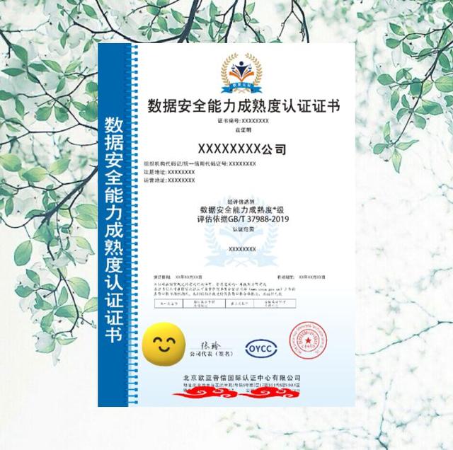 数据安全能力成熟度认证盘点